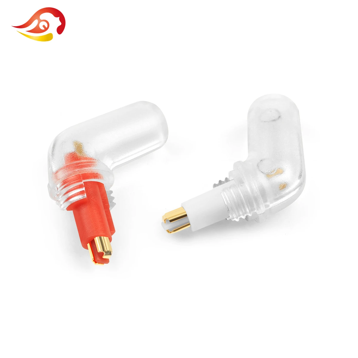 QYFANG Gold Plated Copper Earphone Pin Bend Plug Wire Connector Metal Adapter For MDR EX1000/800/600/7550 EXK HiFi Headphone - Image 3
