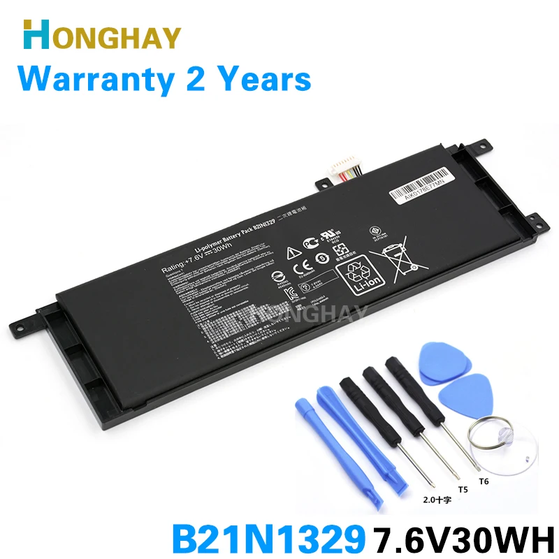 

HONGHAY B21N1329 Original Laptop Battery for ASUS X453 X453MA X453MA-0122CN3530 X453MA-0132DN3530 X553 X553M X553MA X553MA-DB01