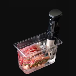 Contenitore Sous Vide con coperchio compatibile con ovo o anchor chef, adatto anche per vaso istantaneo