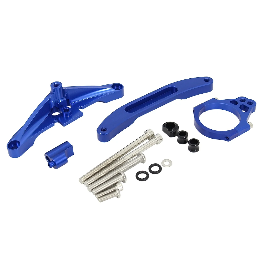 Stabilizer Steering Damper Bracket Support Mounting Set For Yamaha FZ1 FAZER 2006 2007 2008 2009 2010 2011 2012 2013 2014 2015 - Image 4
