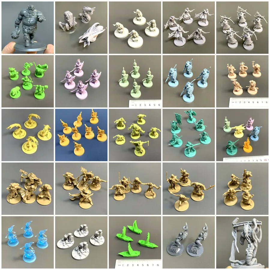 Лот CMON настольная игра миниатюры Zombicide зеленая Орда восходящее солнце песня ледяного героя ужасов воинов зомби настольная игрушка