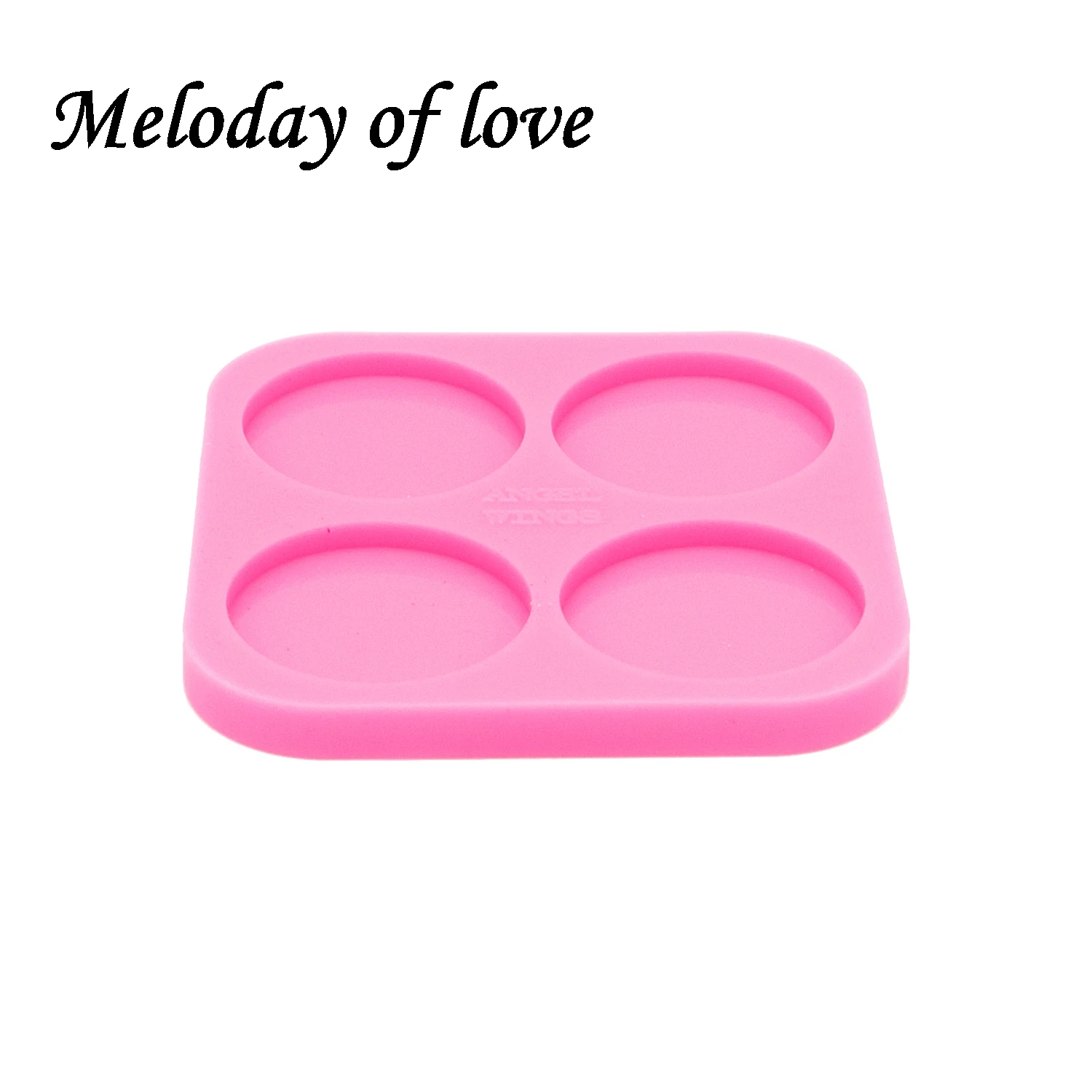 Glossy Circle Epoxy Resin on Top Phone Grip Molds Silicone Mold Diy Making Fits on Badge Reel DY0451