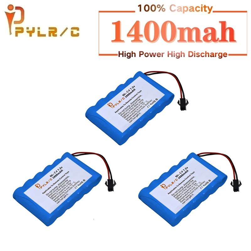 

7.2v 1400mah Rechargeable Battery For Rc toys Cars Tanks Robots Gun AA NI-CD Battery 7.2v Battery Pack For Rc Boats With SM Plug