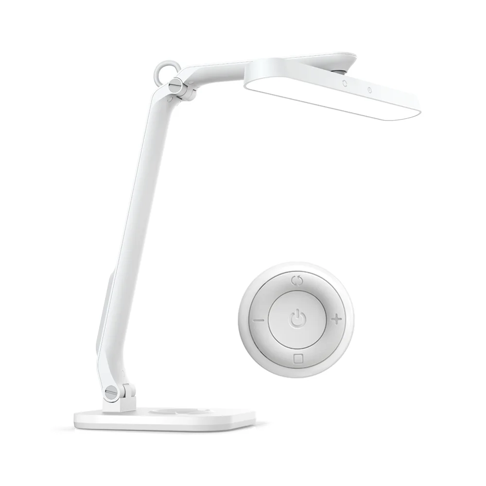Remote Control Led Table Reading Lamp 7w (USB/Stepless Dimming/Led Desk Lamp /5 Levels of Color Temperature Switching)