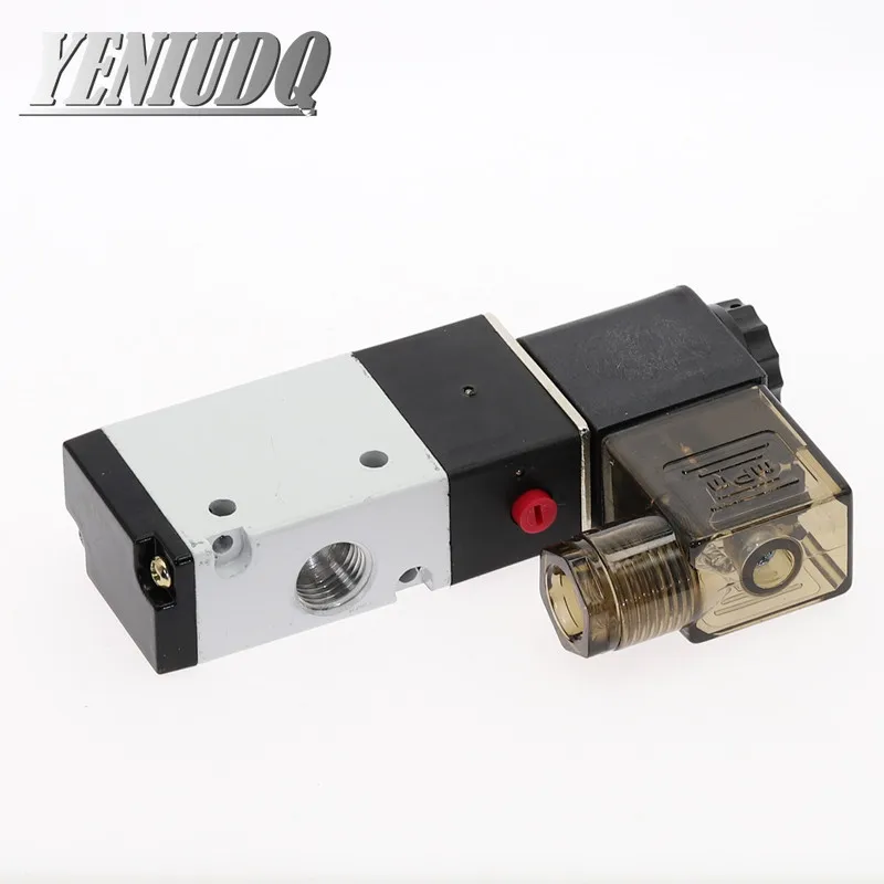 Pneumatic Fittings 3 Way 2 Position Air Directional Control Solenoid Valve 3V210-08 DC12V DC24V AC110V AC220V