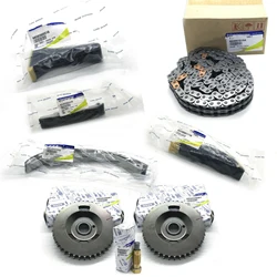 Chain Tensioner Assy Timing chain Timing baffle Camshaft sprocket 8PCS For SSANGYONG Actyon Kyron 2.0 XDI