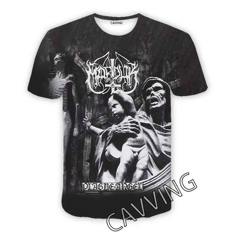 CAVVING 3D Printed  Marduk BAND  Casual T-shirts  Hip Hop Tee Shirts Harajuku Styles Tops Clothing for Men/women  T02