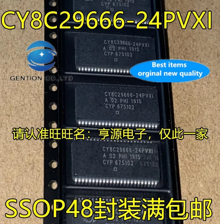 5PCS CY8C29666 CY8C29666-24PVXI 8-bit microcontroller chips in stock 100% new and original