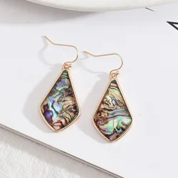 Abalone Waterdrop Earrings Mother Of Pearl Teardrop Classic Earrings Foe Women Wholesale
