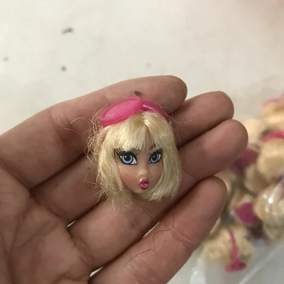 Rare Collection Makeup bar mini cute small Head Girl Dressing DIY Toy Parts Children Christmas Gift Favor