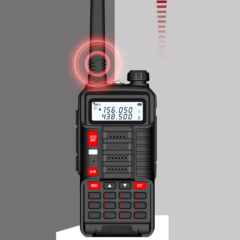 جهاز اتصال لاسلكي UV10R، راديو FM محمول باليد في الهواء الطلق، مناسب لسائقي الشاحنات ومعدات اتصالات الراديو البحرية