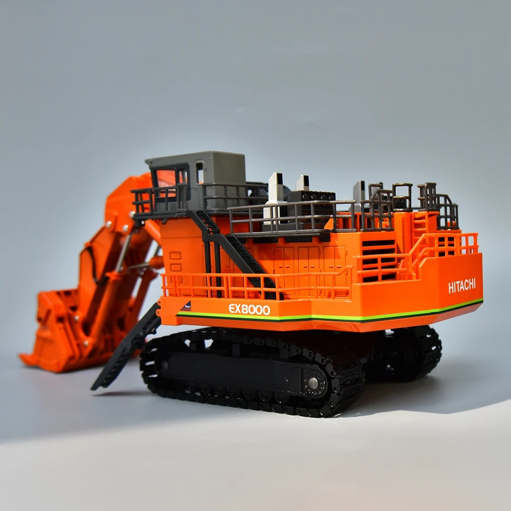 HITACHI EX8000 Excavator Alloy Engineering Vehicle Model 1:87 Gifts Souvenir Toys