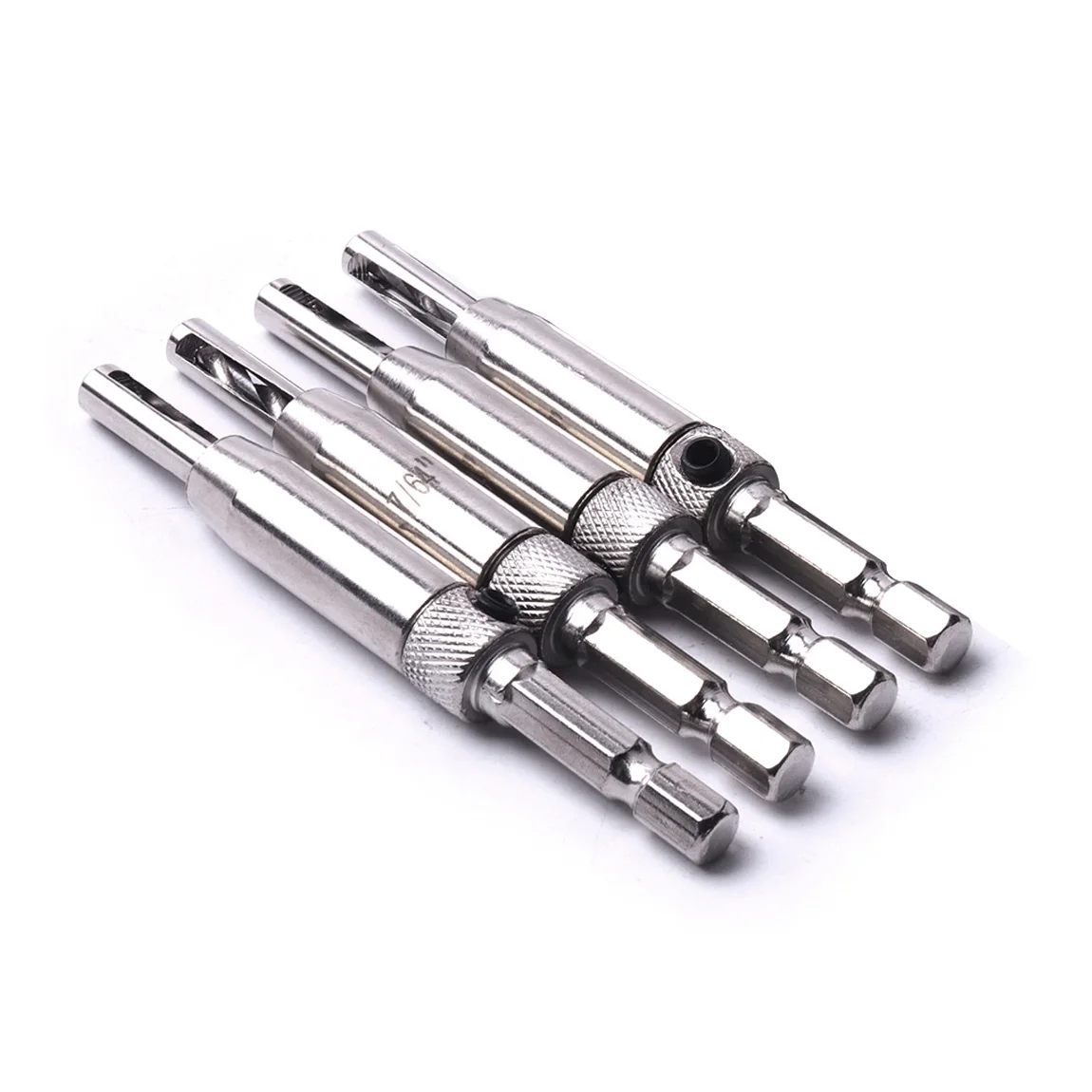 New Core Drill Bit Sets 4Pcs 6Pcs Hole Puncher Hinge Tapper for Doors Self Centering Woodworking Power Hand Tools