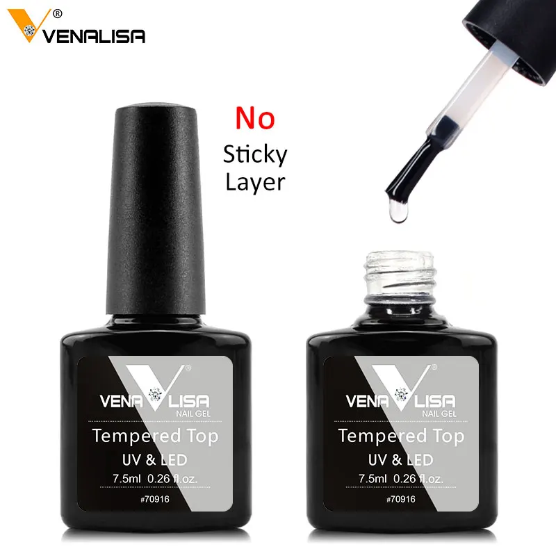 Venalisa Vip Kits 7.5Ml Nail Gel Polish Soak Off Uv Led Nagel Gel Kleur Palet Gel Varnish Base Diamond top Jas 62 Stks/partij Gel