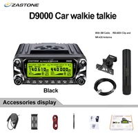 New ZASTONE D9000 50W Car Walkie Talkie Autoradio Dual Band Car Radio With Screen Mobile Two Way Radio Split Panel