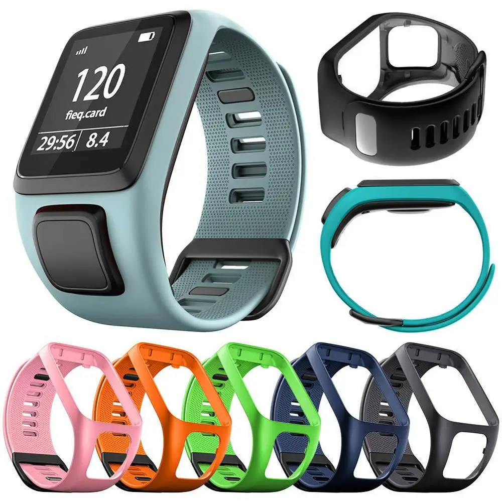 Voor Tomtom Runner 2 3 Bougie 3 Gps 3 Sport Vervanging Wrist Band Tom 2 3 Serie Siliconen Smart accessoires Armband