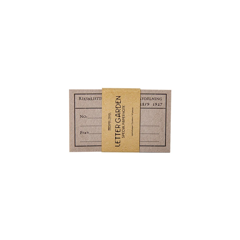 30 pcs/set Letter Garden Series Memo Pad Message Notes Decorative Retro Notepad Note Material Paper Stationery Office Supplies