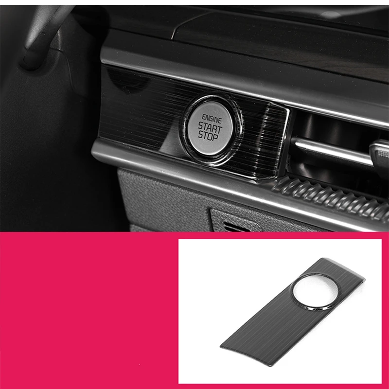 For Kia K5 (DL3) 2020 2021 2022 Interior Stainless Steel Black Brushed Luxury Trim Cover Modification Accessories