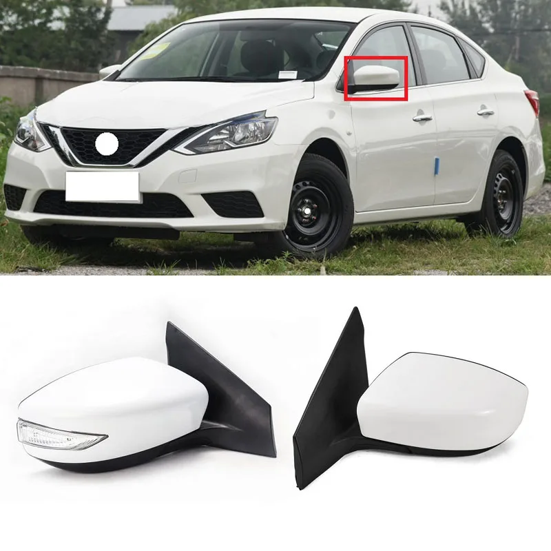 Lofty Richy 3/5/7/9 Pin For Nissan Sylphy 2012-2019 Outer Side Rearview Mirror Rear View Mirror Assembly Reversing Mirror Assy