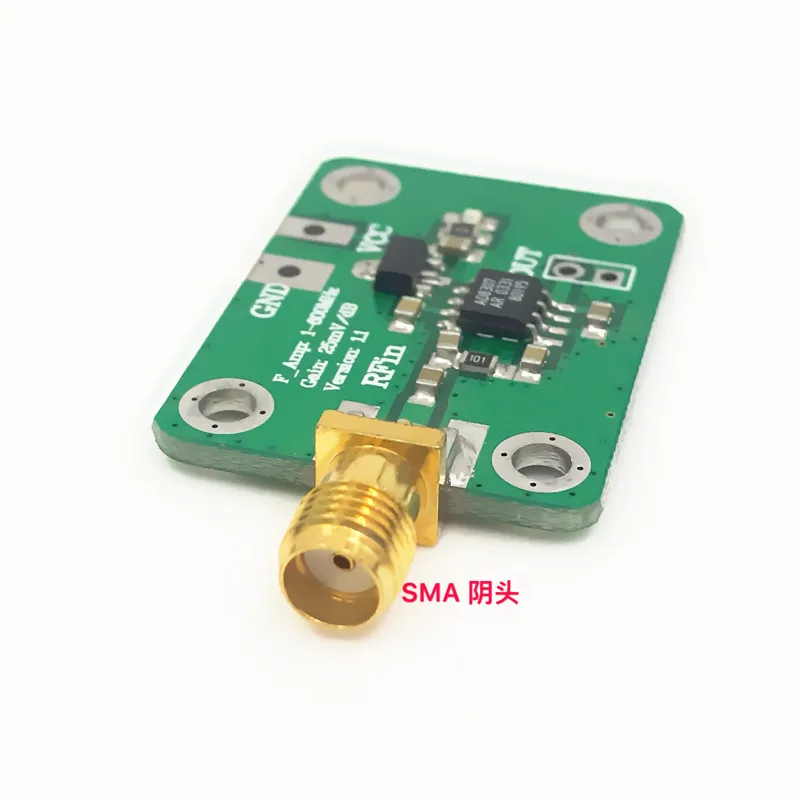 Nuevo Medidor de potencia RF AD8307, Detector logarítmico, detección de potencia (1-600MHz)