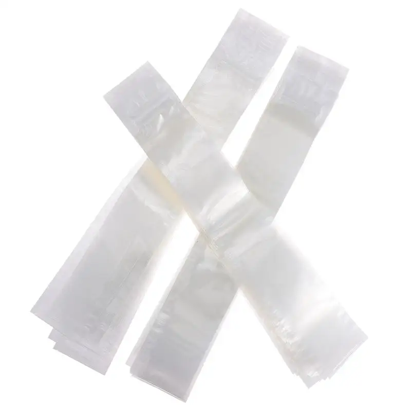 60pcs DIY Ice Pop Bags Disposable Transparent Ice Packs Sealing Bag DIY Popsicle Ice Cream Bag