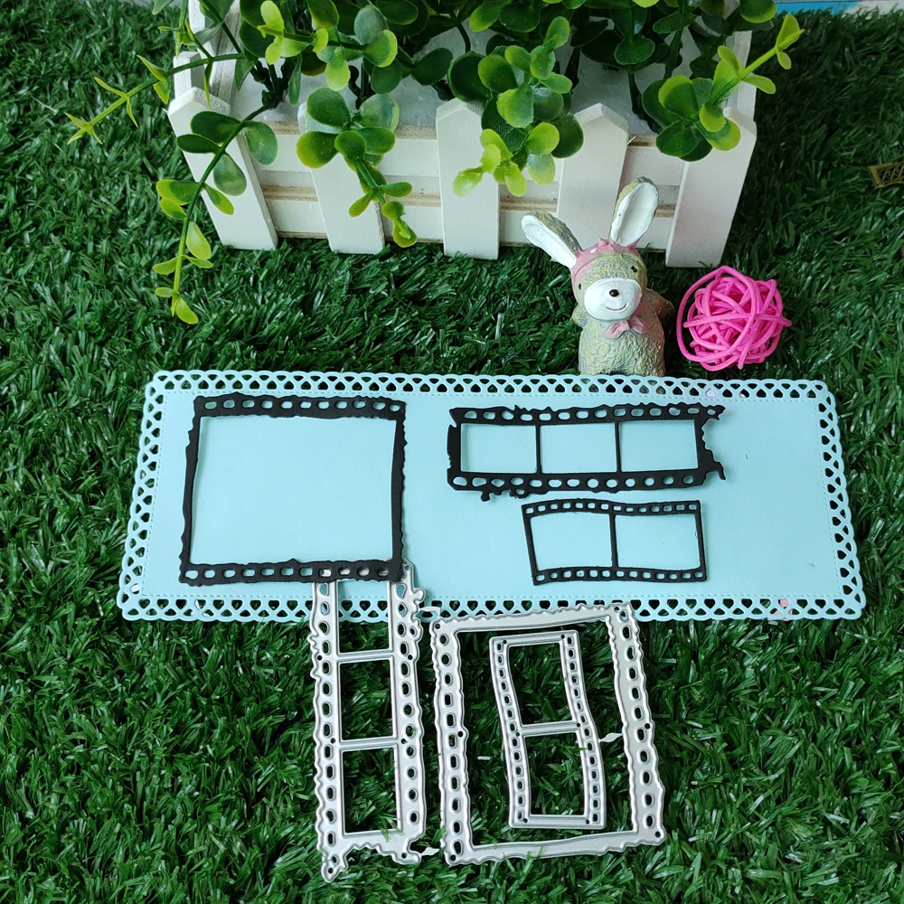 

New Film, Film Editing Film metal cutting mold DIY photo frame scrapbook paper card decoration process die embossing die-cutting