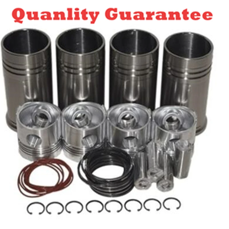 1 set of piston ,piston rings , piston pins and cylinder liner and O ring seals for K4100D K4100ZD diesel engine