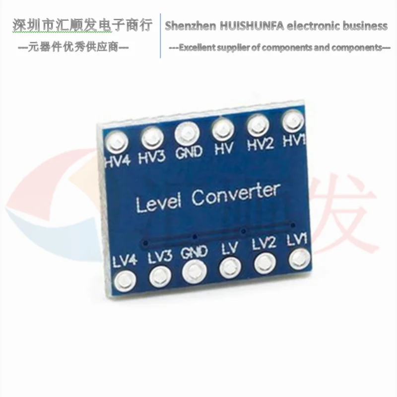 5 فولت-3 فولت IIC UART SPI ، الخ 4-way مستوى تحويل وحدة 4-way رأس دبوس