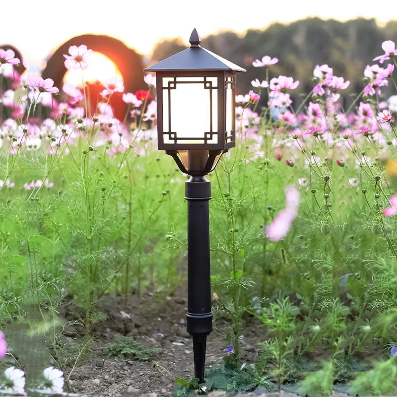 

Garden Light Outdoor Waterproof Garden Path Light Landscape Lamp Gate Column Patio Yard Driveway Lawn Lighting Decoration