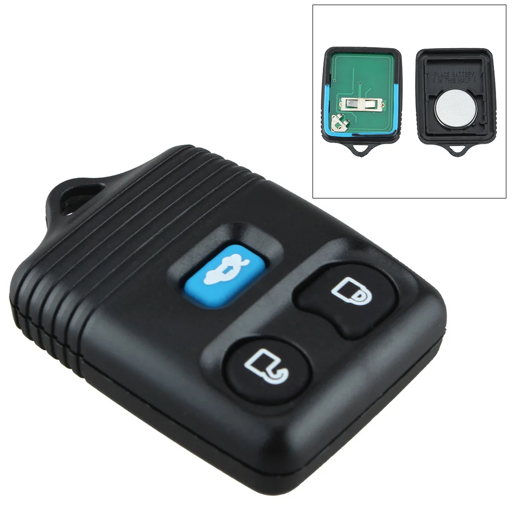 433Hz 3 Buttons Keyless Entry Remote Control Car Key Fob Transmitter Replacement Alarm for Ford Mazda Mercury Car Vehicle Auto