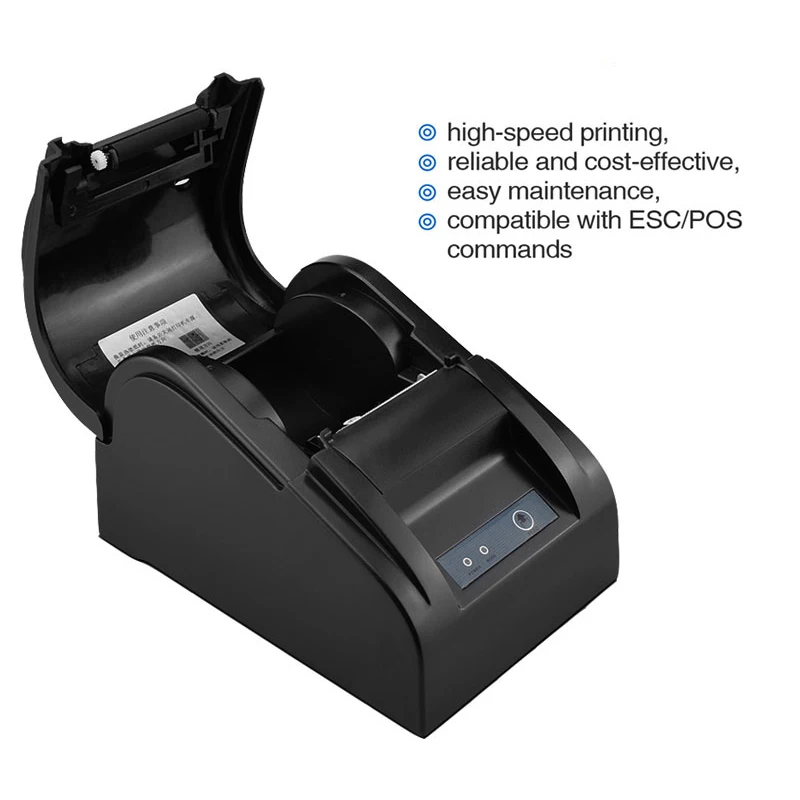 NETUM NT-5890T 58mm  USB Thermal Receipt Printer RS232 POS Printer for Restaurant and Supermarke