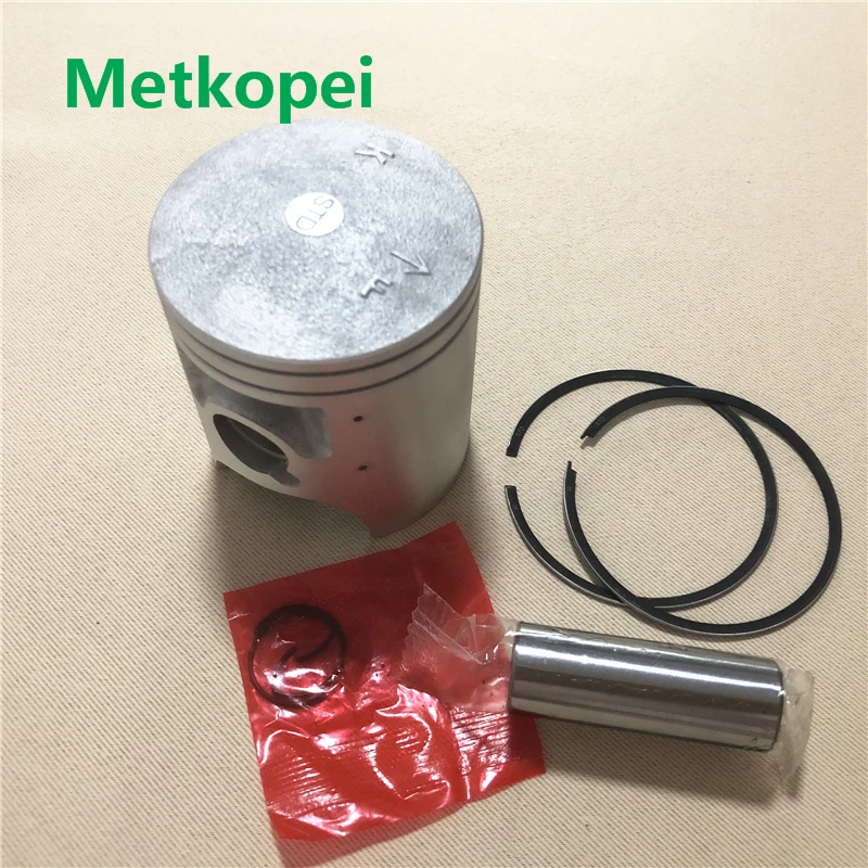 دراجة نارية 56.4 مللي متر المكبس الدائري كيت لياماها TZR125 1987-1992 DT125R 1988-1999 R1-Z 199 دبوس 16mm1-1992 TZR 125 DT 125 R DT 125R #2