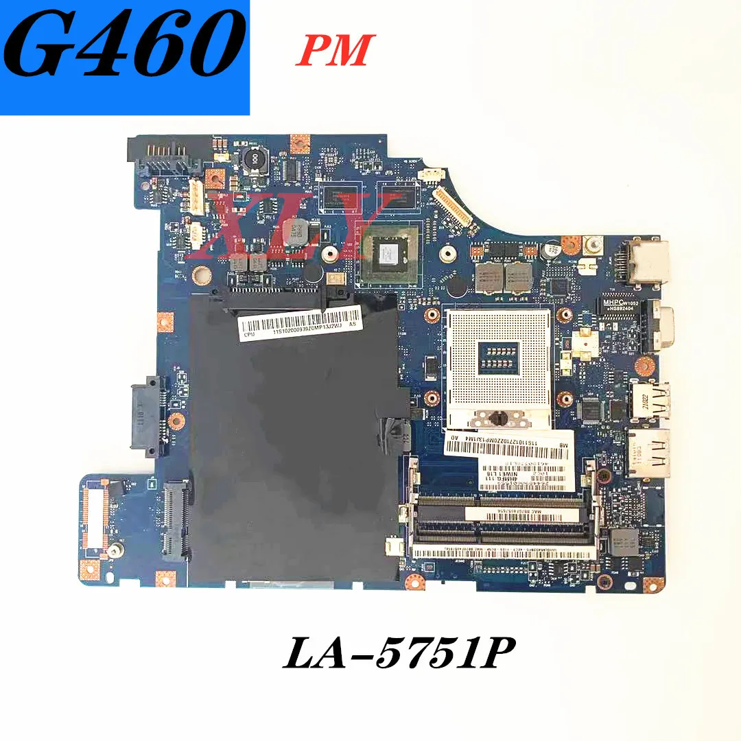

for Lenovo Ideapad G460 notebook motherboard NIWEI LA-5751P 69036253, N11M-GE1-S-B1 DDR3, tesed