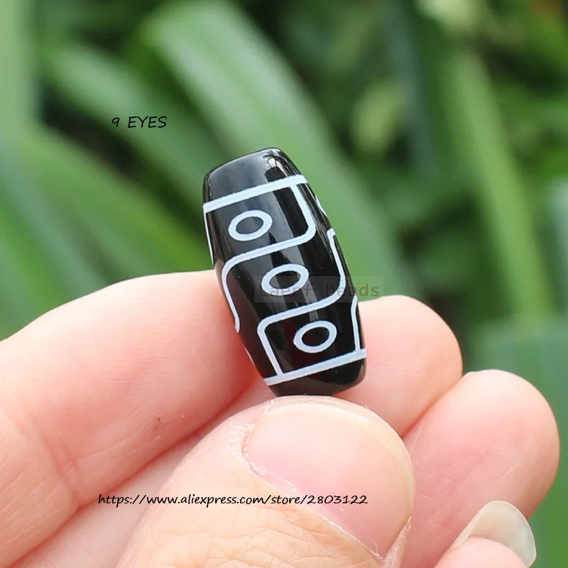 1Piece, 10x20mm Natural Tibet Dzi Black Agate beads ,many pattern ,For DIYJewelry making! Mixed wholesale for all items !