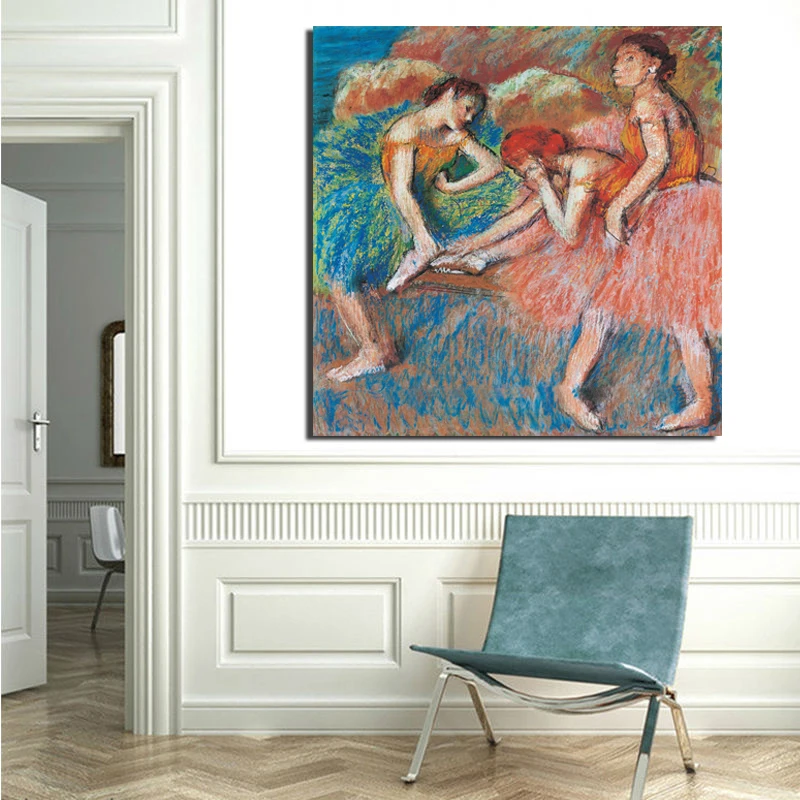 Edgar Degas Dancers-au Rest Wall Art Canvas Painting Posters Prints Modern Painting Wall Picture For Living Room Home Decoration