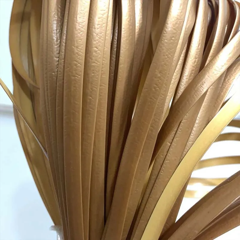 500g PE Flat Synthetic Rattan Material Handmade Weaving Plastic Cane For Knit Repair Home Basket Chair Table Sofa