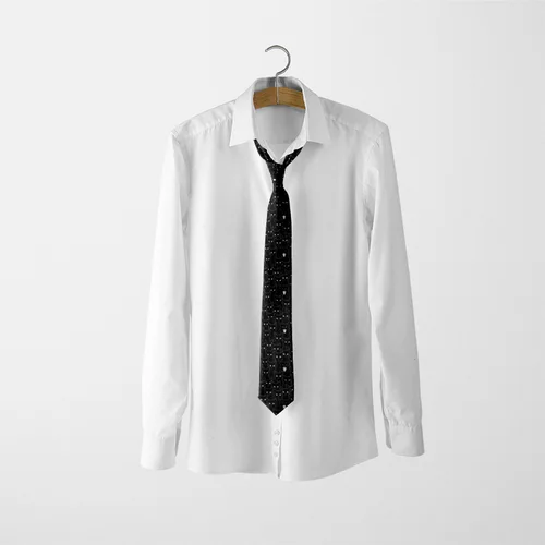 Imagen 2 del producto Nuevo Corbata negra de 8cm de ancho para hombre, corbatas bonitas y divertidas de estilo oscuro con gatito, accesorios de camisa de calle de Hip-Hop, fiesta de boda de negocios informal