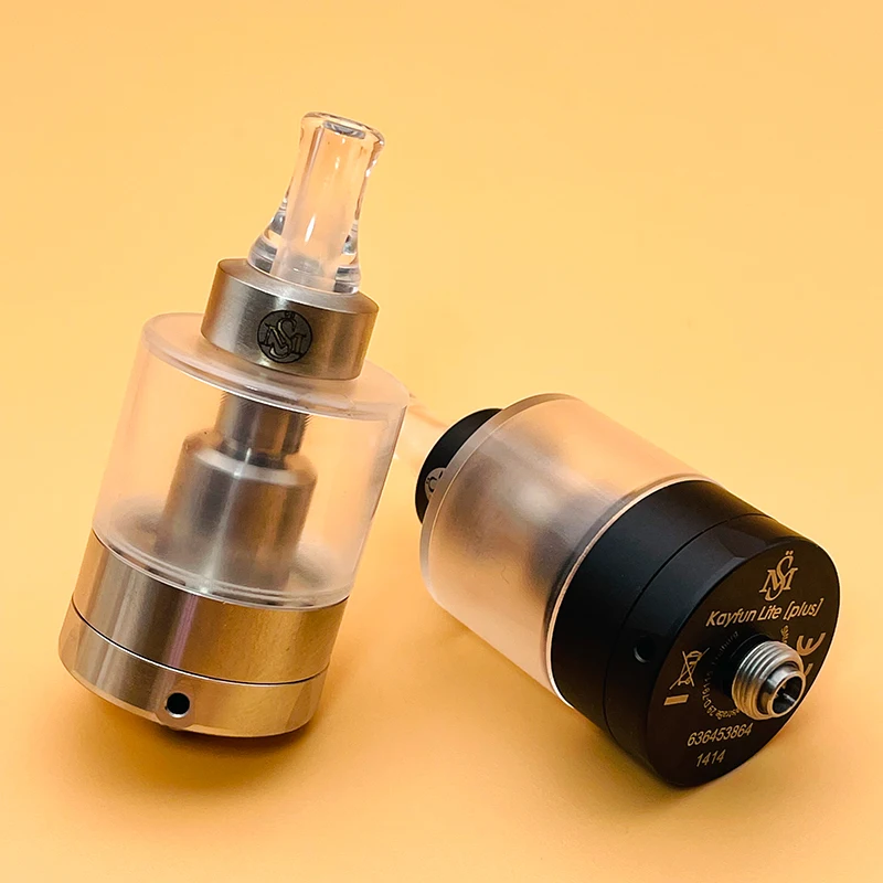 DSXvape Kayfun lite plus 2021 MTL RTA Tank Atomizer 316SS 22mm/24mm Single Coil airflow intake adjustable Vape Vaporizer