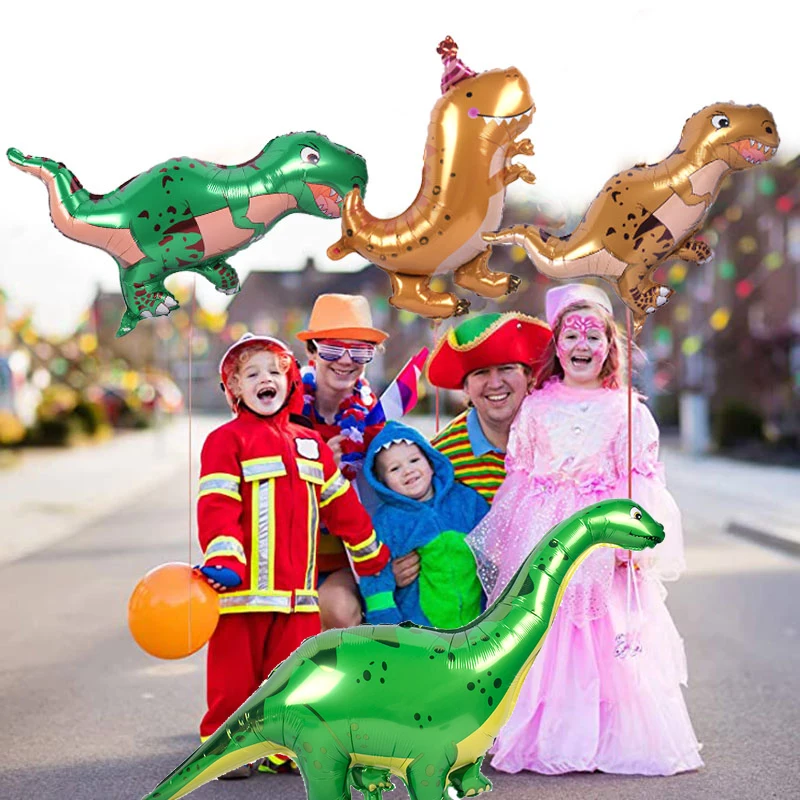 1pcs Large Balloon Foil Dinosaur Balloon Animals Party Boys Birthday Party Decoration Kids Toys Air Globos Dino Party Supplies