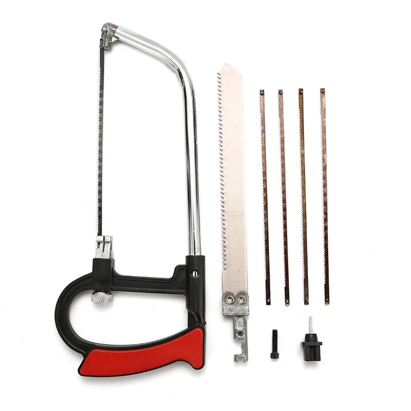 Multifunktionale manuelle mini sah DIY hacksaw 6 klinge sägeblatt holzbearbeitung metall verarbeitung modell werkzeug