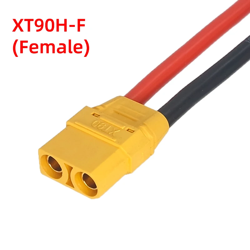 Vergaren XT90 Kabel Connector Man Vrouw XT90H Plug met Schede Cover 12AWG 10AWG Silicon Draad voor RC Lipo Batterij FPV Drone