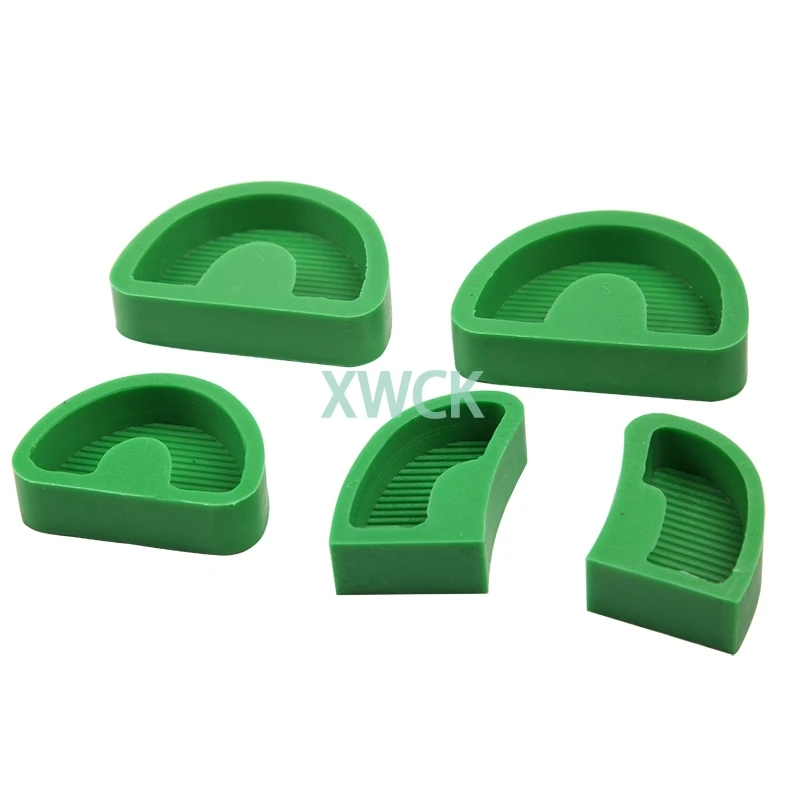 5Pcs/set Dental Lab Silicone Plaster Model Former Base Molds Mould On Stone Model Work