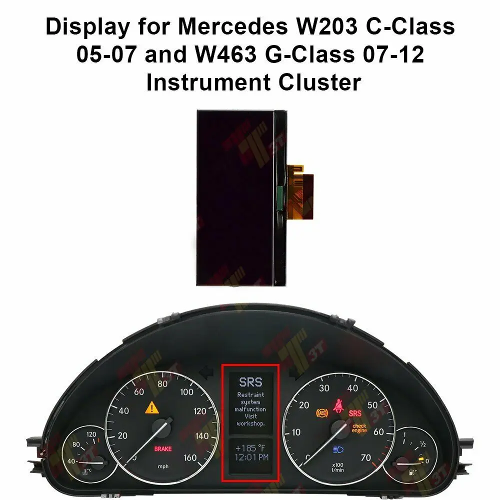 Instrument Cluster LCD Display for Mercedes W203 C-Class 05-07 for W463 G-Glass 07-12  Pixel Repair Screen