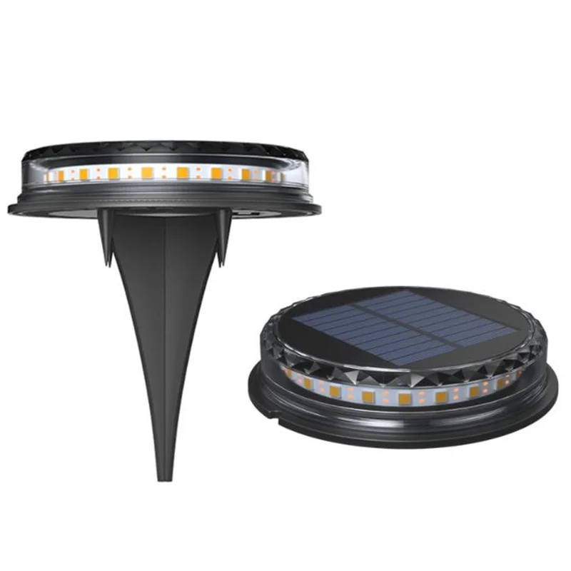 New LED Underground Lights Solar Lights Lawn Lights Outdoor Garden Plug-in Solar Landscape Lights