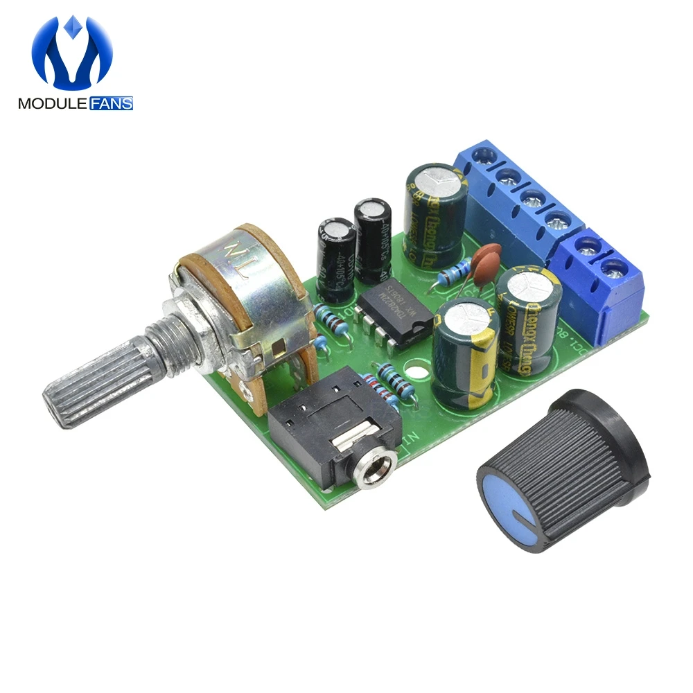 TDA2822M TDA2822 Amplifier Board DC 1.8-12V 2.0 Channel Stereo Mini AUX Audio Board Amplifier Module