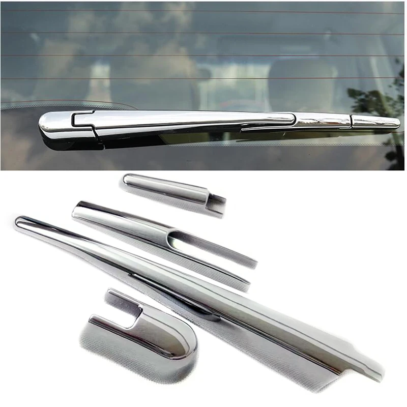 

Rear Wiper Cover Strip For NIssan Patrol Armada Y62 Accessories 2013 2014 2015 2016 2017 Chrome ABS Windshield Blade Trims