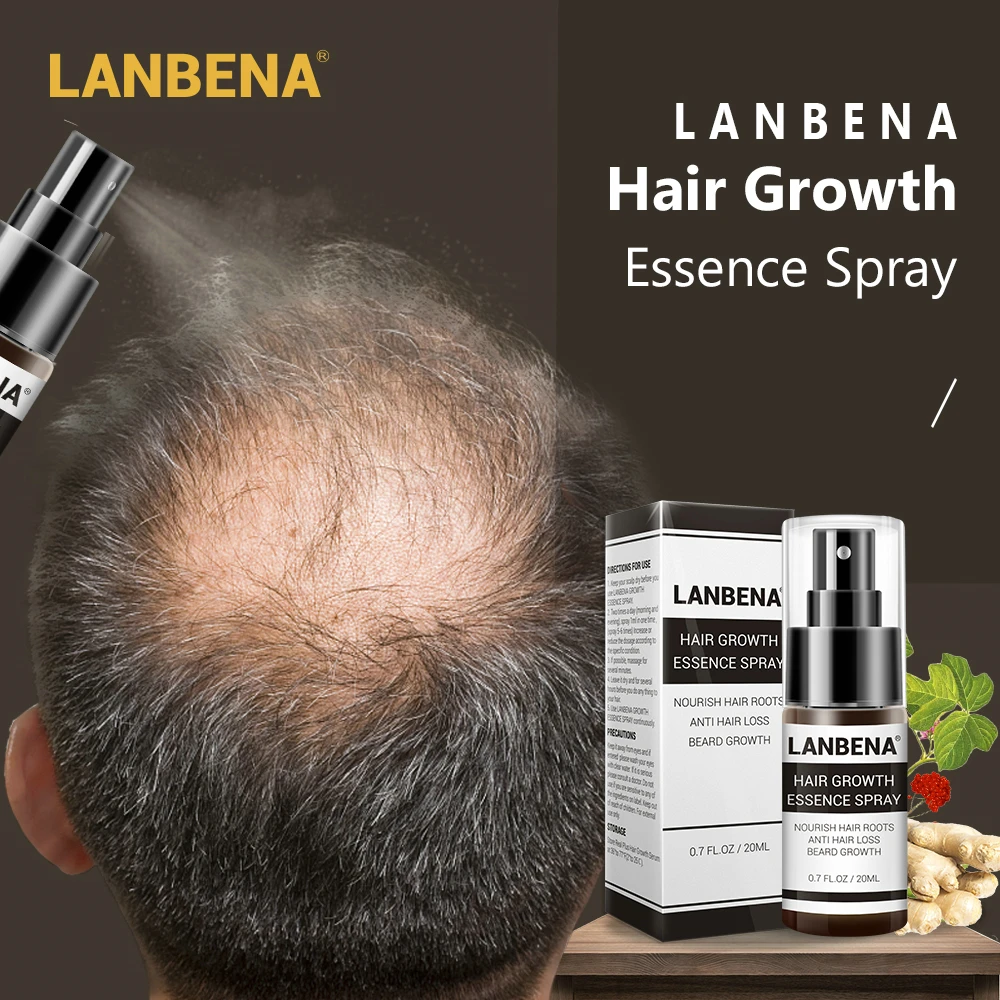 

LANBENA Hair Growth Essence Spray Product Preventing Baldness Consolidating Anti Hair Loss Nourish Roots Easy To Carry Hair Care