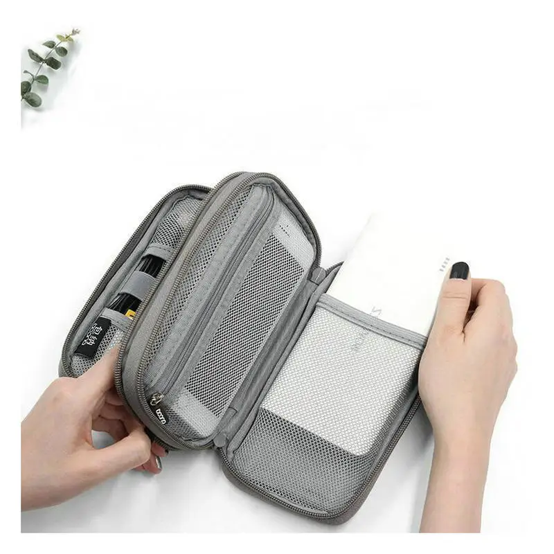 NEW Capacity Electronics Travel Bag Document Bag For Cameras Storage USB Charging Cable Intimate Accessories BN-E001