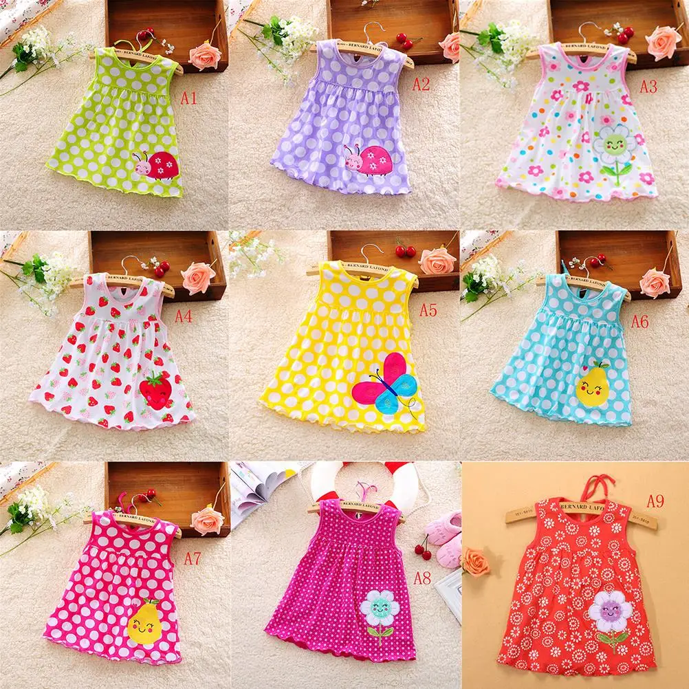 Hot New Cotton Romper Dress Baby Girls Sister Kids Dresses Cotton Newborn Costum Regular Sleeveless A-Line Girl Dresses