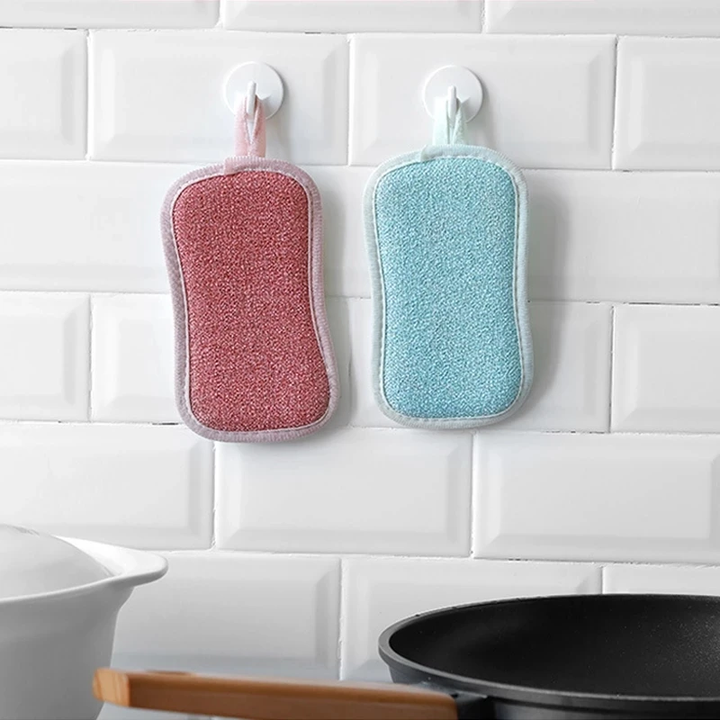 2pcs youpin dish cloth decontamination cleaning brush kitchen double-sided magic dish cloth